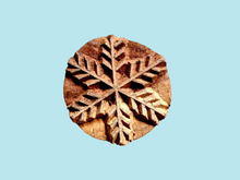 Load image into Gallery viewer, Snowflake:Wooden Block